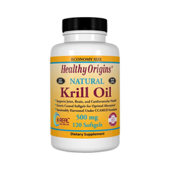 Healthy Origins, Krill Oil, K-Real, 500 Mg, 120 Softgels