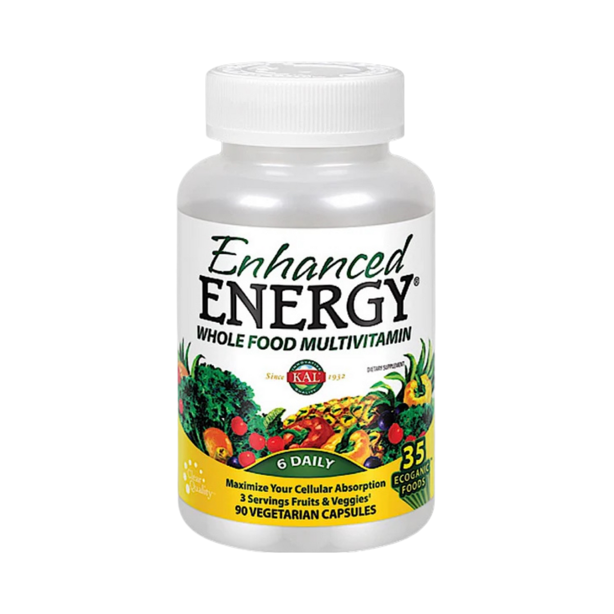 Kal, Enhanced Energy, 90 Capsules