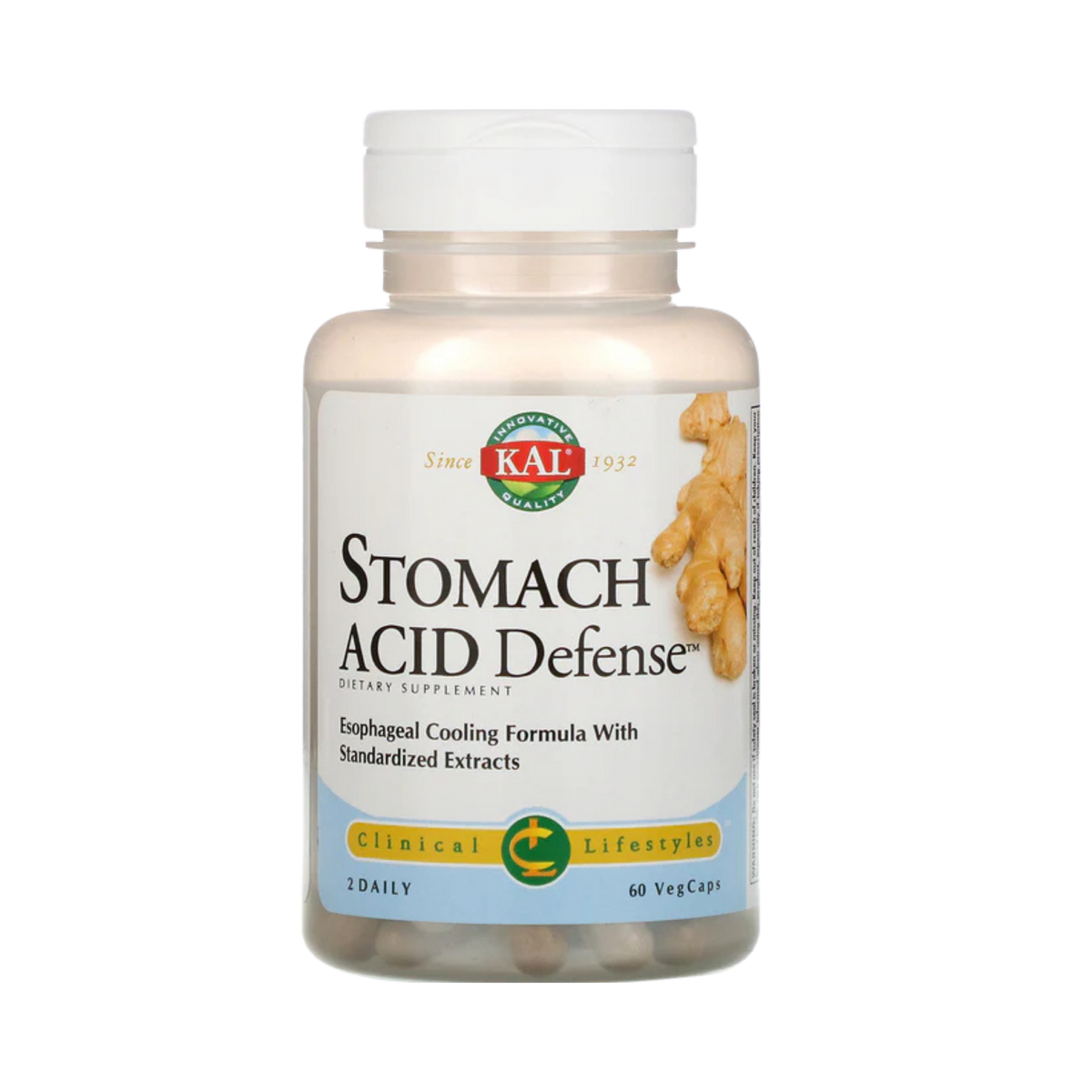 Kal, Stomach Acid Defense, 60 Capsules