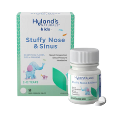 Hyland's Naturals, Kids, Stuffy Nose and Sinus, 2-12 Years, 50 Quick-Dissolving Tablets