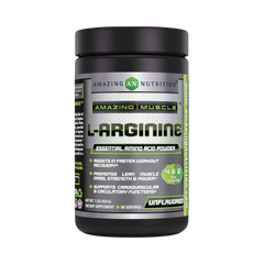 Amazing Muscle, L Arginine Essential Amino Acid Powder, Unflavored, 1 Lb