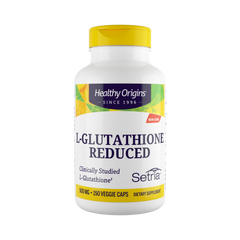 Healthy Origins, L-Glutathione, Setria, Reduced, 500 Mg, 150 Veggie Caps