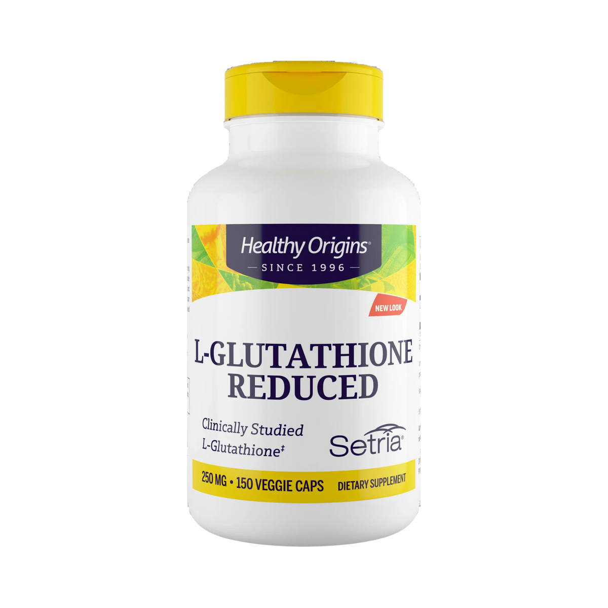 Healthy Origins, L-Glutathione, Setria, Reduced, 250 Mg, 150 Capsules