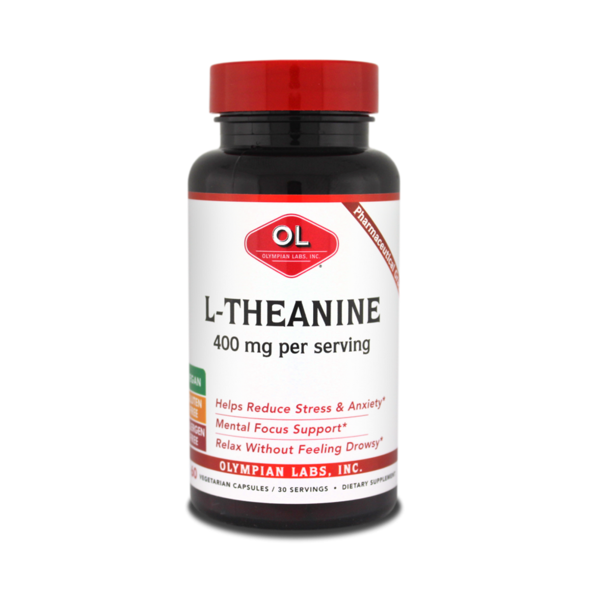 Olympian Labs, L-THEANINE, 400 Mg, 60 Capsules