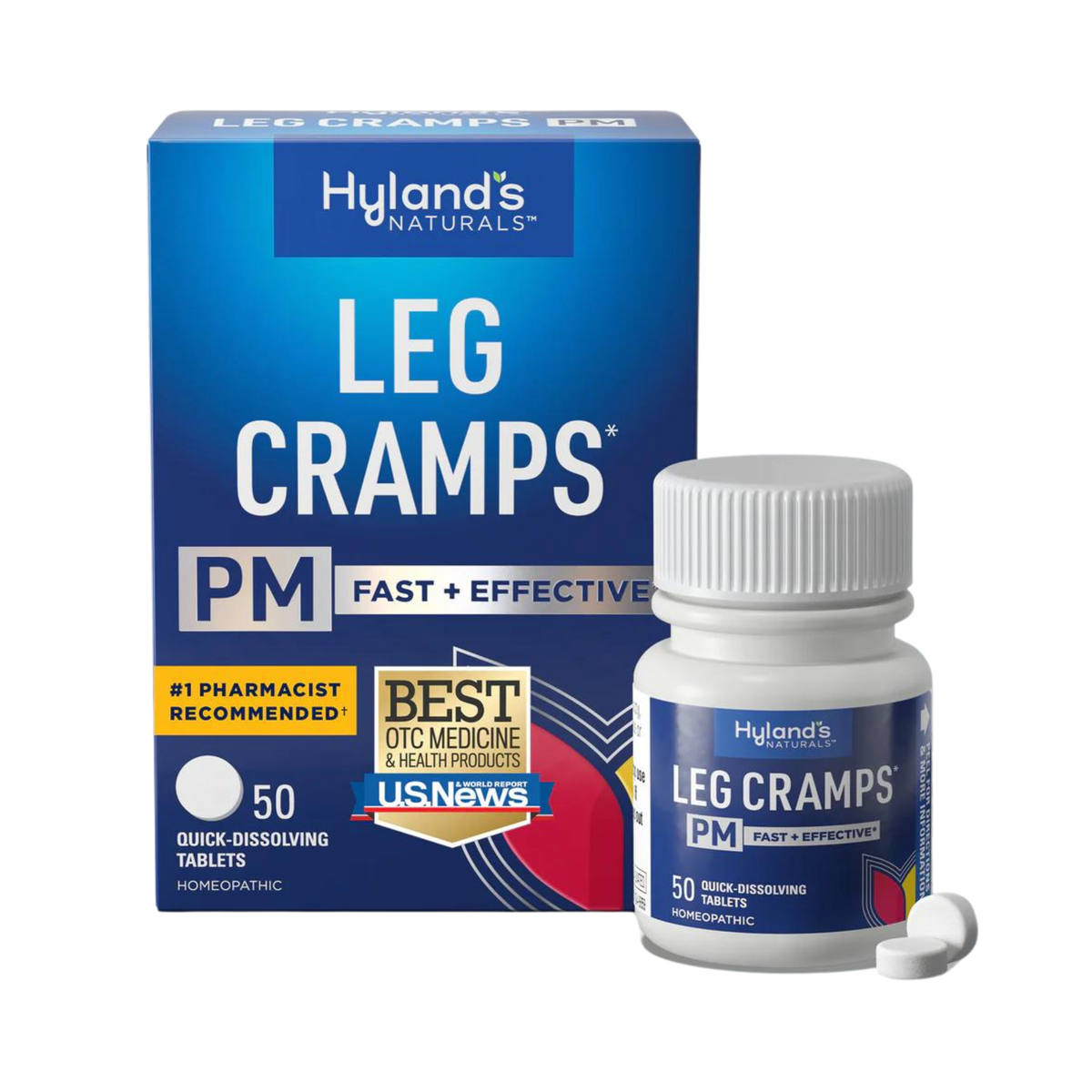 Hyland's Naturals, Leg Cramps PM, 50 Quick-Dissolving Tablets