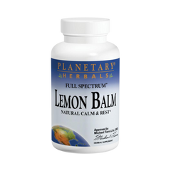 Planetary Herbals, Lemon Balm, Full Spectrum, 60 Tablets