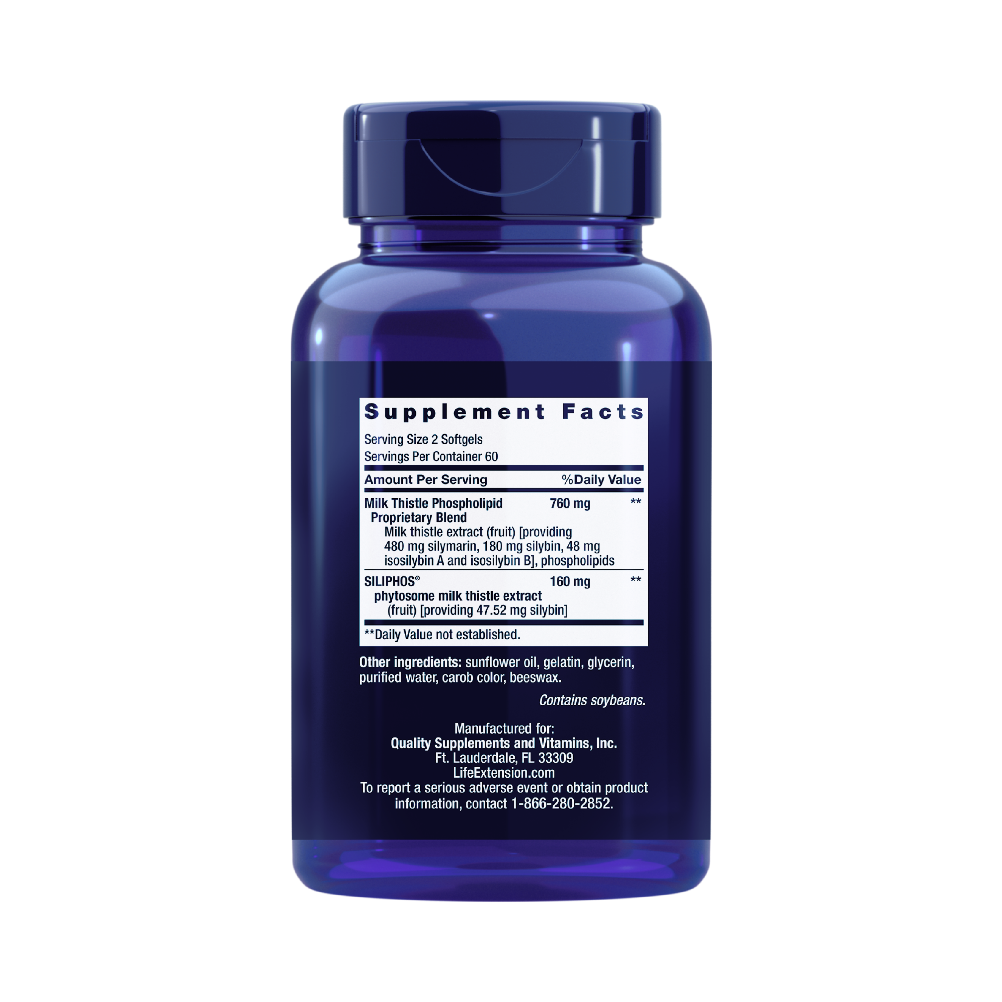 Life Extension, Advanced Milk Thistle, 120 Softgels