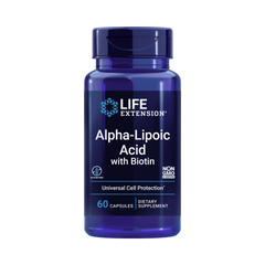 Life Extension, Alpha-Lipoic Acid with Biotin, 60 Capsules