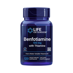 Life Extension, Benfotiamine with Thiamine 100 mg