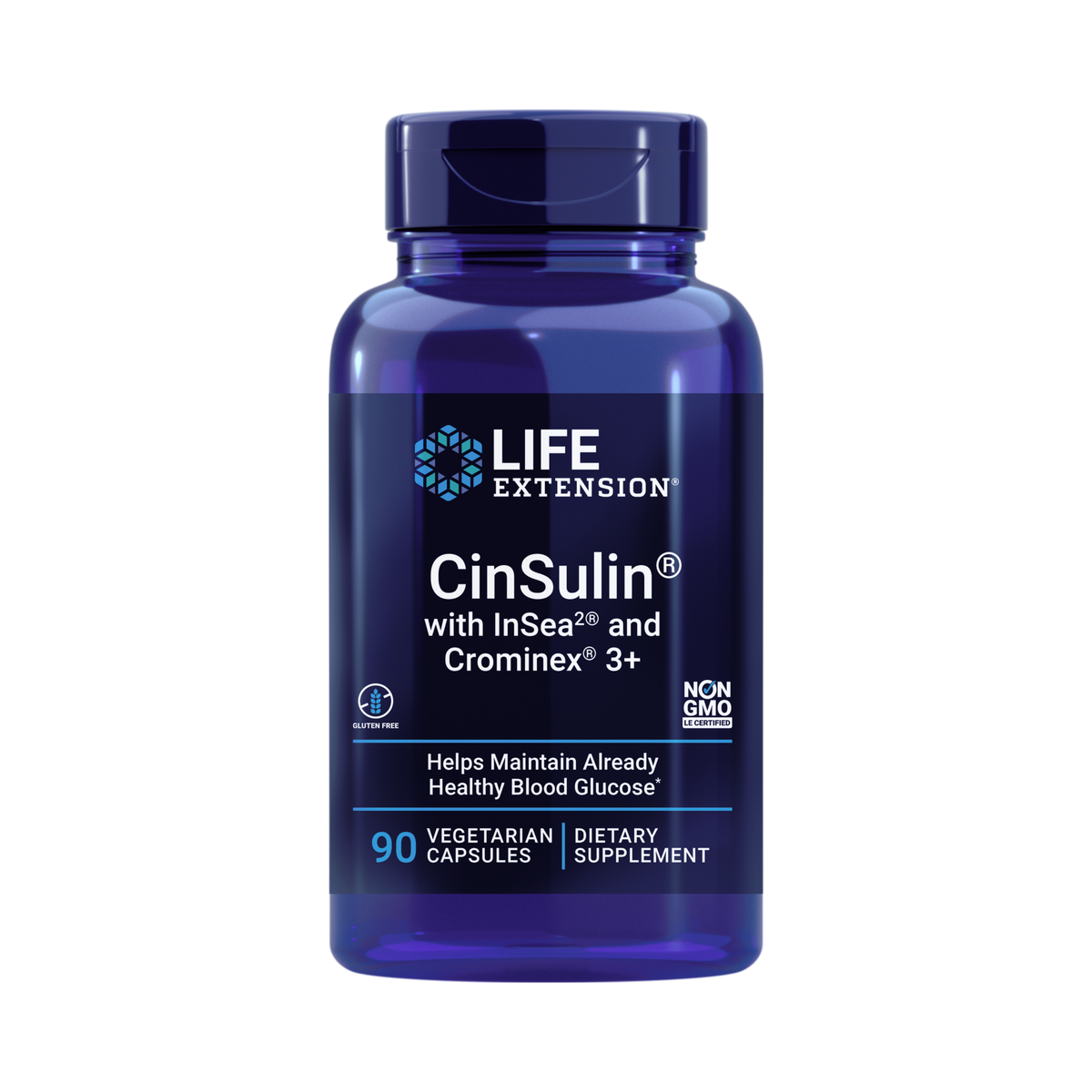 Life Extension, CinSulin® with InSea2® and Crominex® 3+