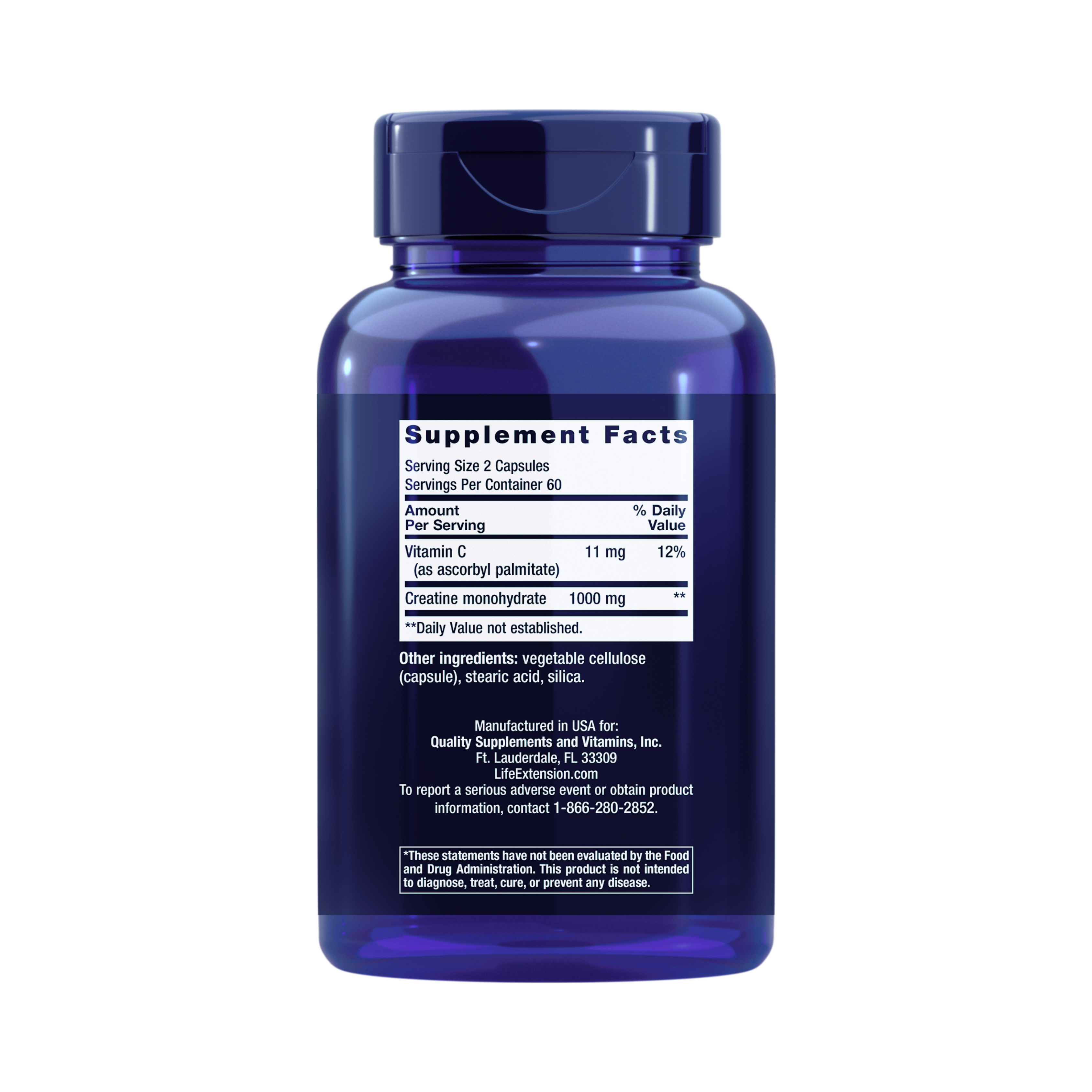 Life Extension, Creatine Capsules