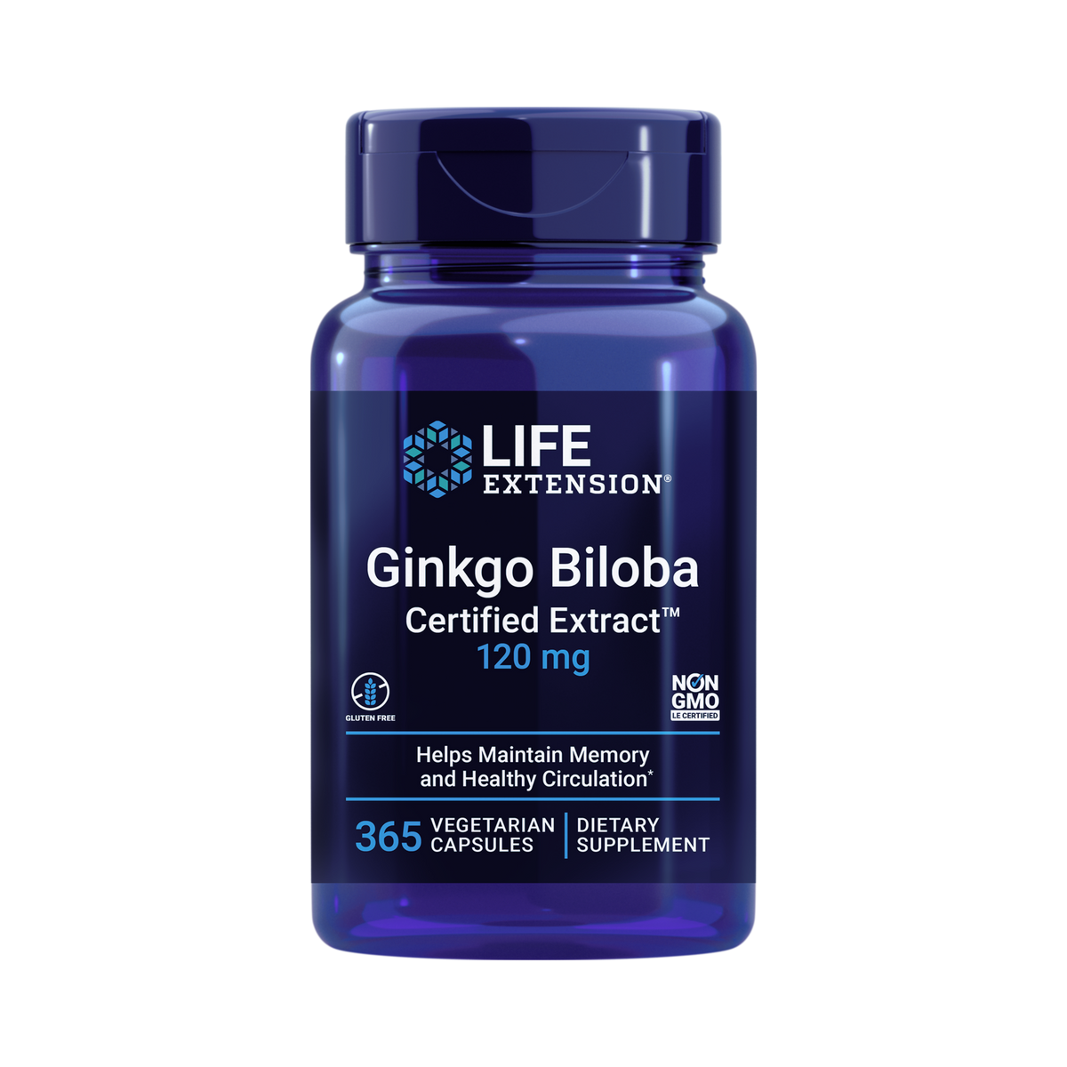 Life Extension, Ginkgo Biloba Certified Extract™