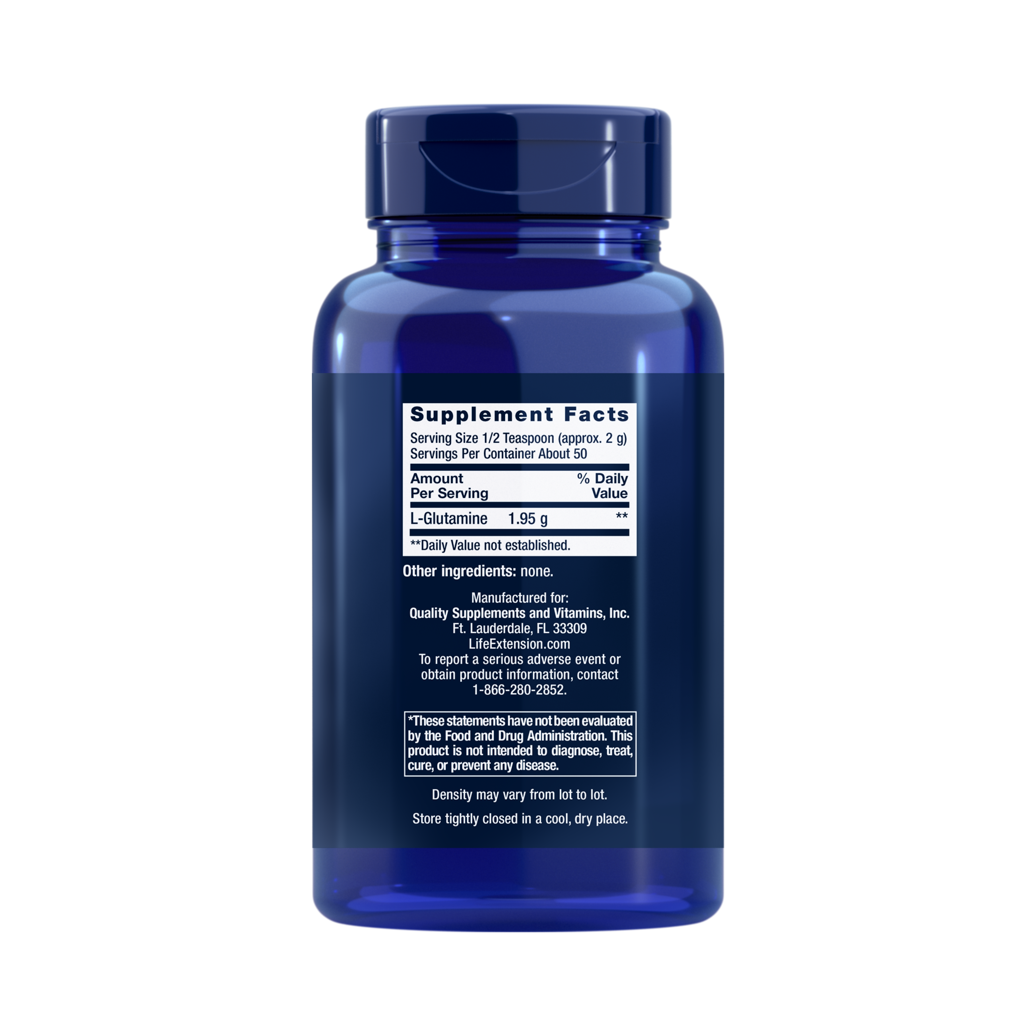 Life Extension, L-Glutamine Powder