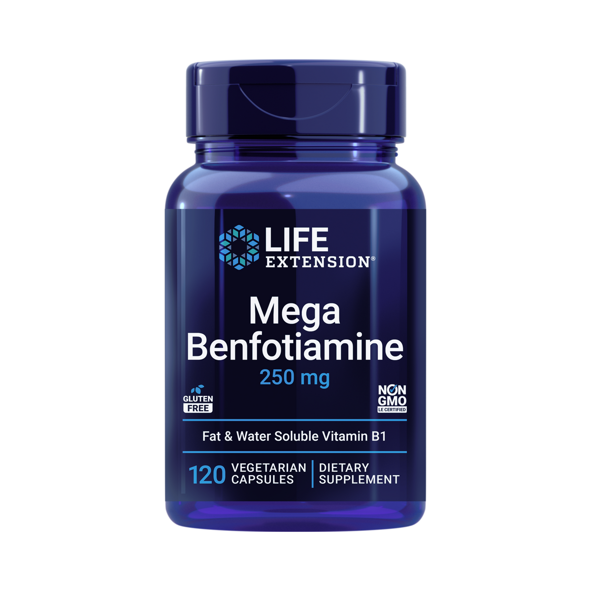 Life Extension, Mega Benfotiamine 250 mg 120 Veg Capsules