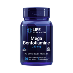 Life Extension, Mega Benfotiamine 250 mg 120 Veg Capsules