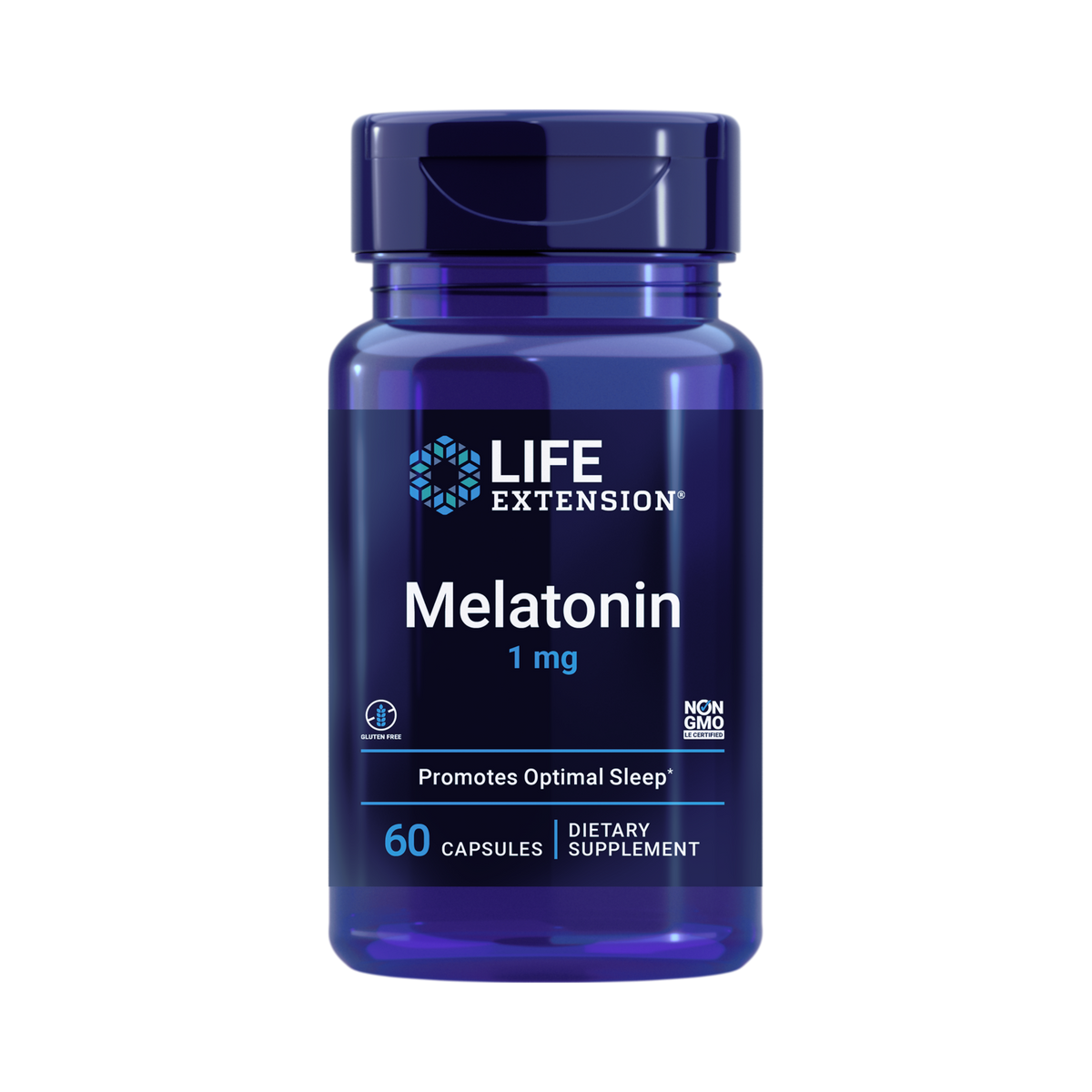 Life Extension, Melatonin 1 mg (60 Veg Capsules)