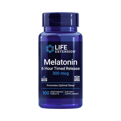 Life Extension, Melatonin 6 Hour Timed Release (300 mcg)