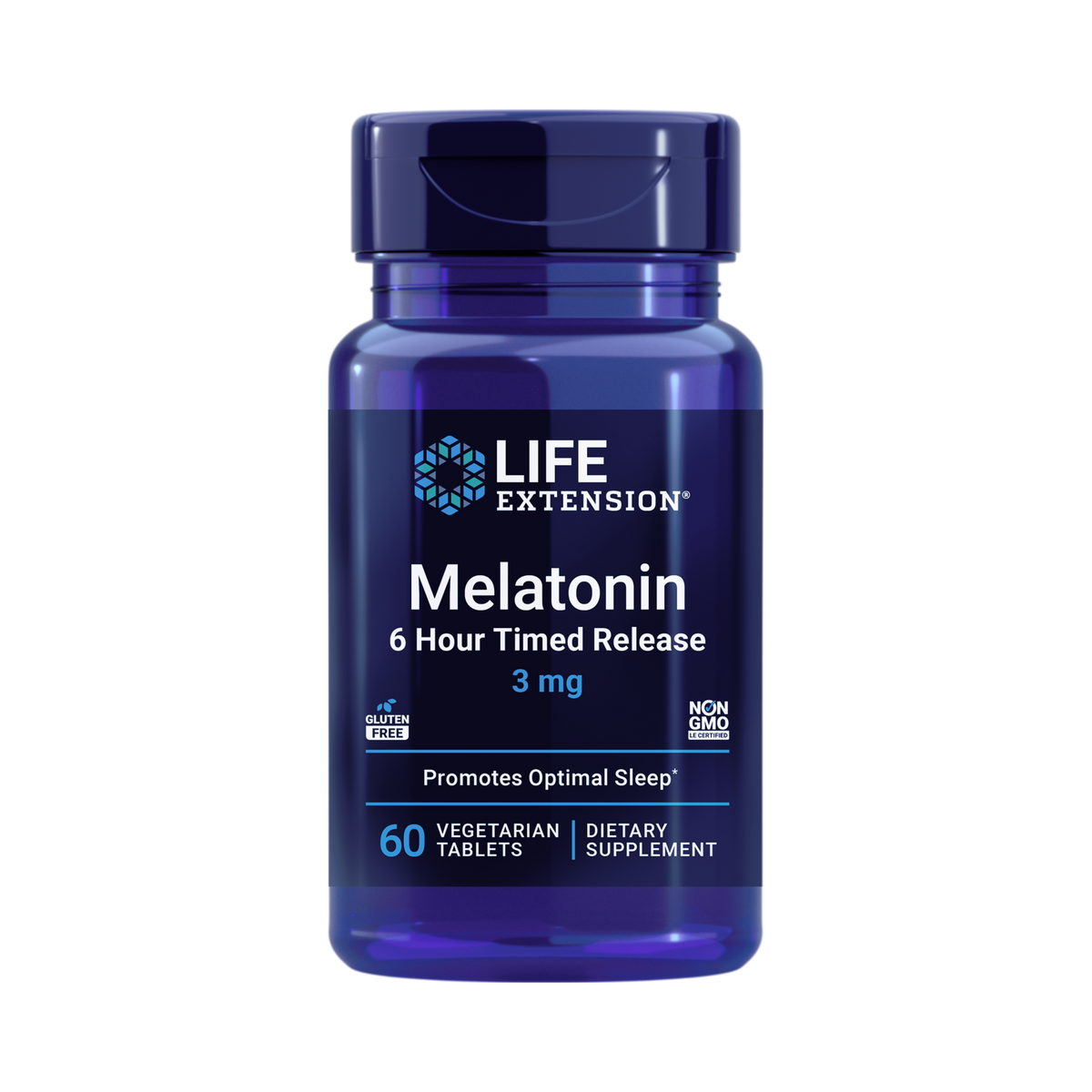 Life Extension, Melatonin 6 Hour Timed Release (3 mg)