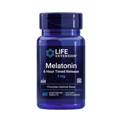 Life Extension, Melatonin 6 Hour Timed Release (3 mg)