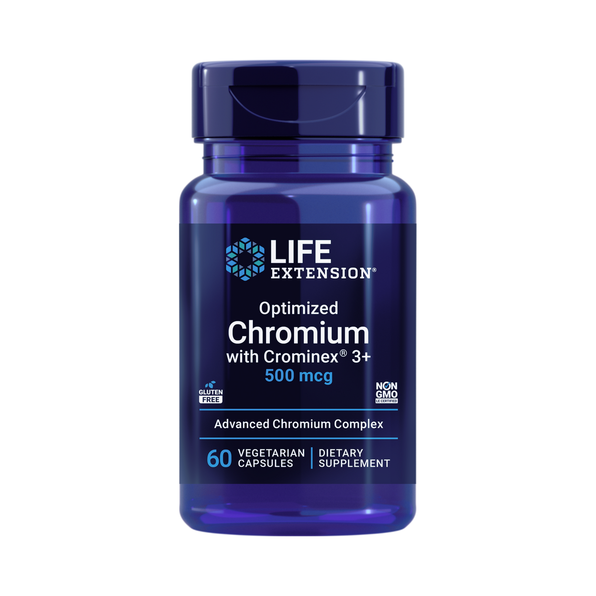 Life Extension, Optimized Chromium with Crominex® 3+