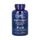 Life Extension - Super Omega-3 EPA/DHA Fish Oil, Sesame Lignans & Olive Extract, 240 Softgels