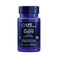 Life Extension, Super Ubiquinol CoQ10 with Enhanced Mitochondrial Support™ - 100 mg 30 Softgels