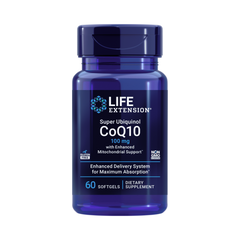 Life Extension, Super Ubiquinol CoQ10 with Enhanced Mitochondrial Support™ - 100 mg 60 Softgels