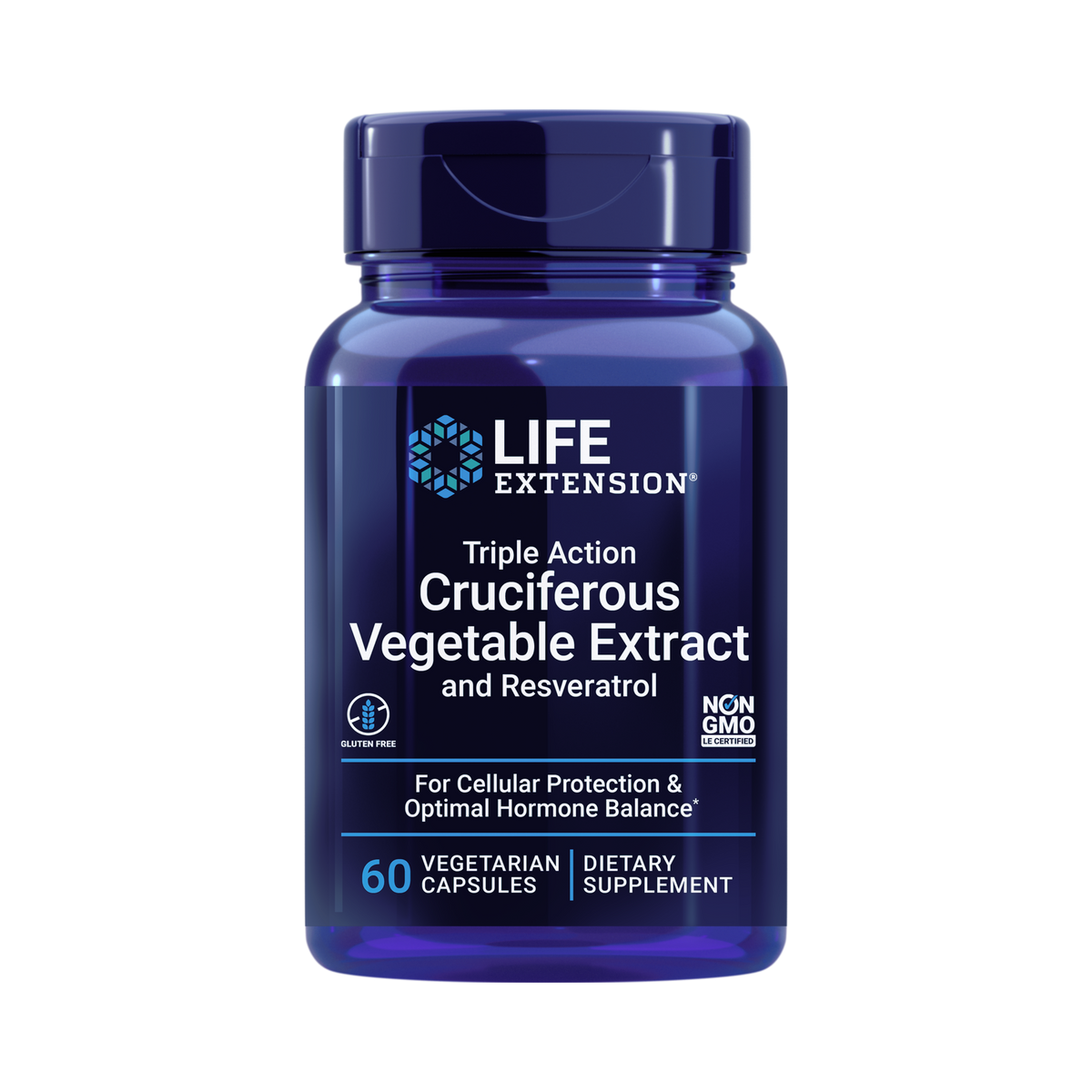 Life Extension, Triple Action Cruciferous Vegetable Extract and Resveratrol