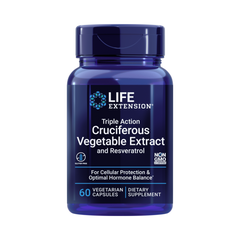 Life Extension, Triple Action Cruciferous Vegetable Extract and Resveratrol