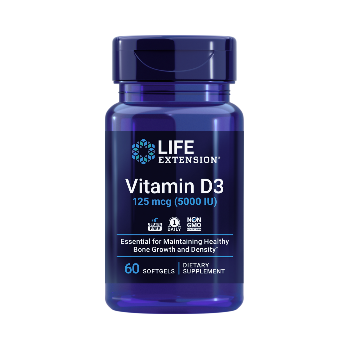 Life Extension, Vitamin D3 (125 mcg)