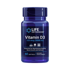 Life Extension, Vitamin D3 (125 mcg)