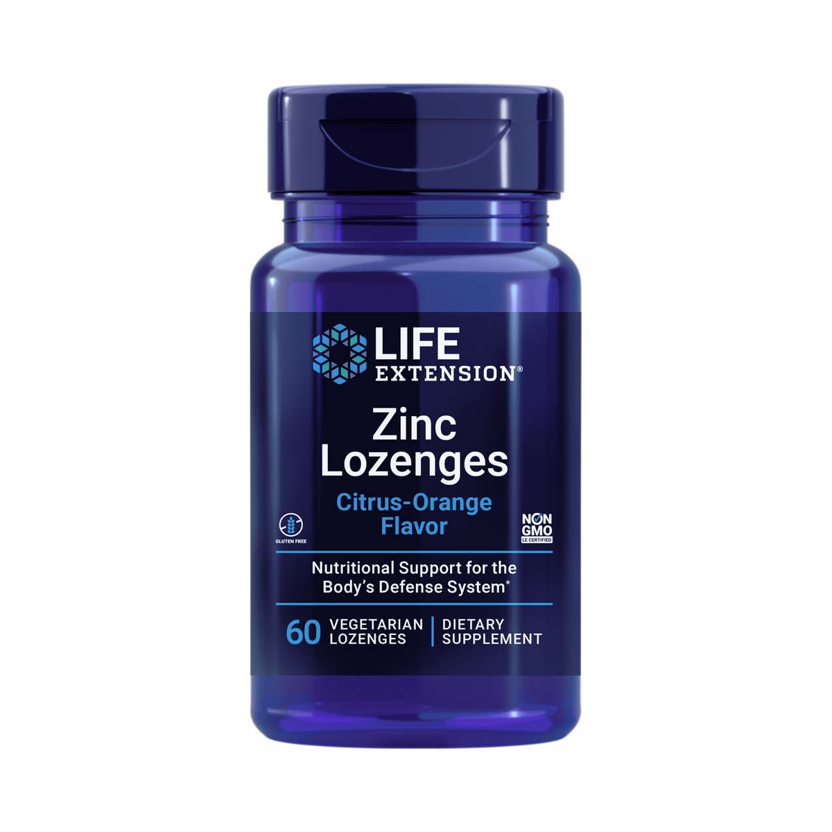 Life Extension, Life Extension, Zinc Lozenges (Citrus-Orange Flavor)