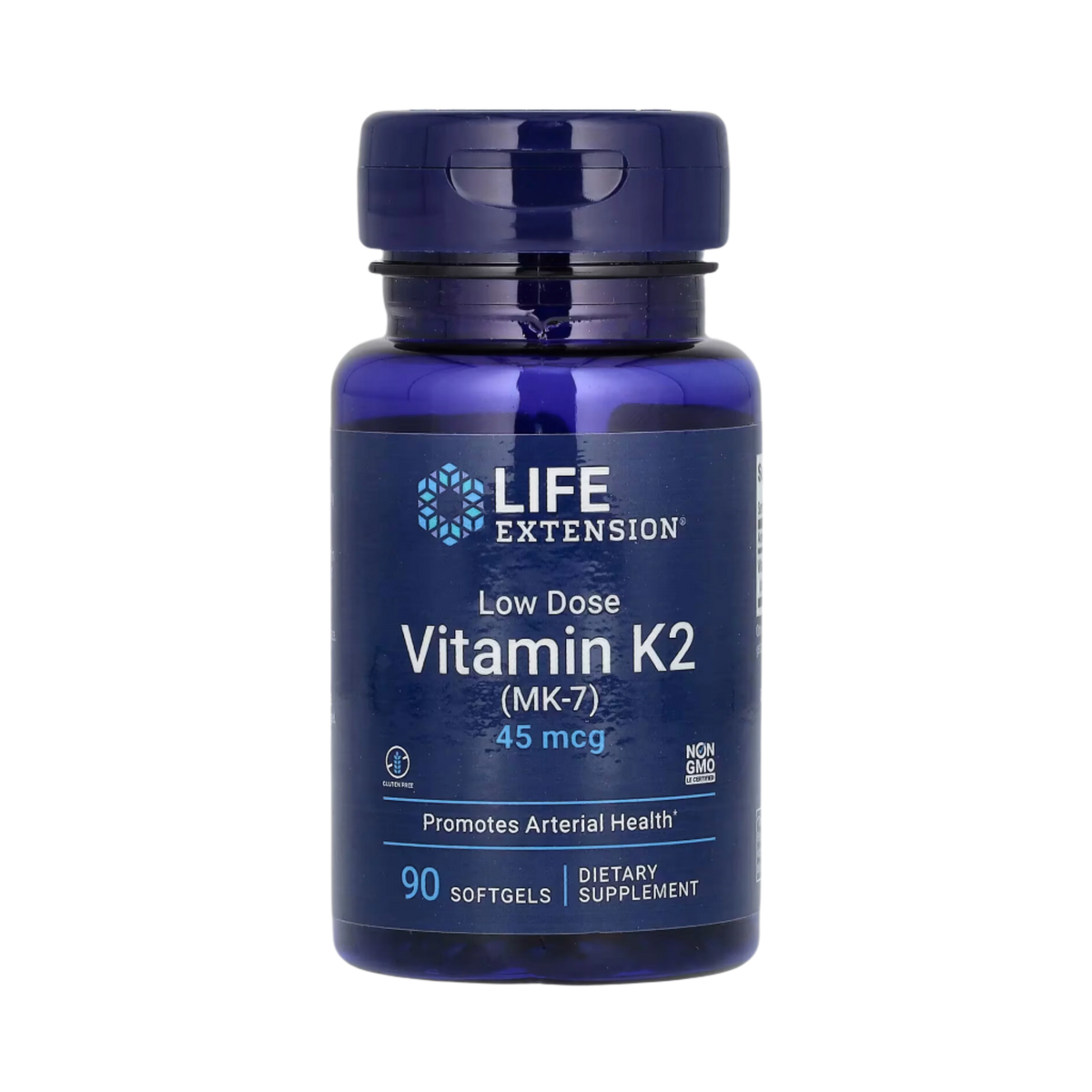 Life Extension, Low Dose Vitamin K2 (MK-7), 45 Mcg, 90 Softgels