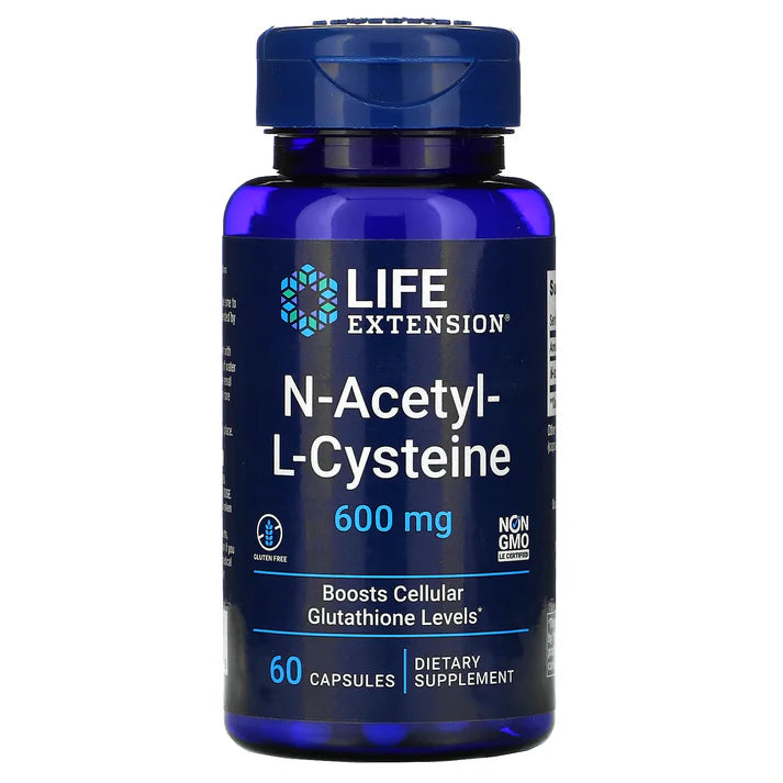 Life Extension, N-Acetyl-L-Cysteine, 600 mg, 60 Capsules