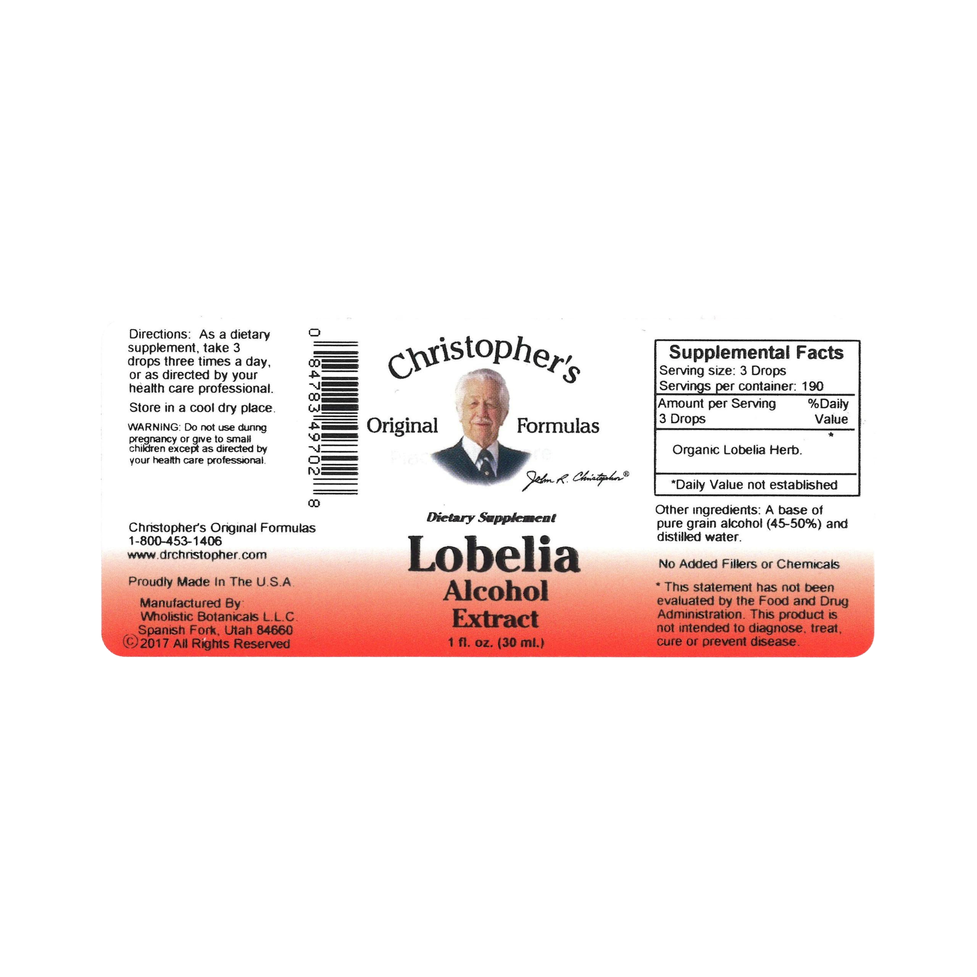 Christopher's Original Formulas, Lobelia Herb, 1 Oz