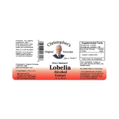 Christopher's Original Formulas, Lobelia Herb, Vinegar Extract, 1 Oz