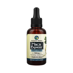 Amazing Herbs, Maca Express Liquid Extract, 100 Mg, 1 Fl Oz