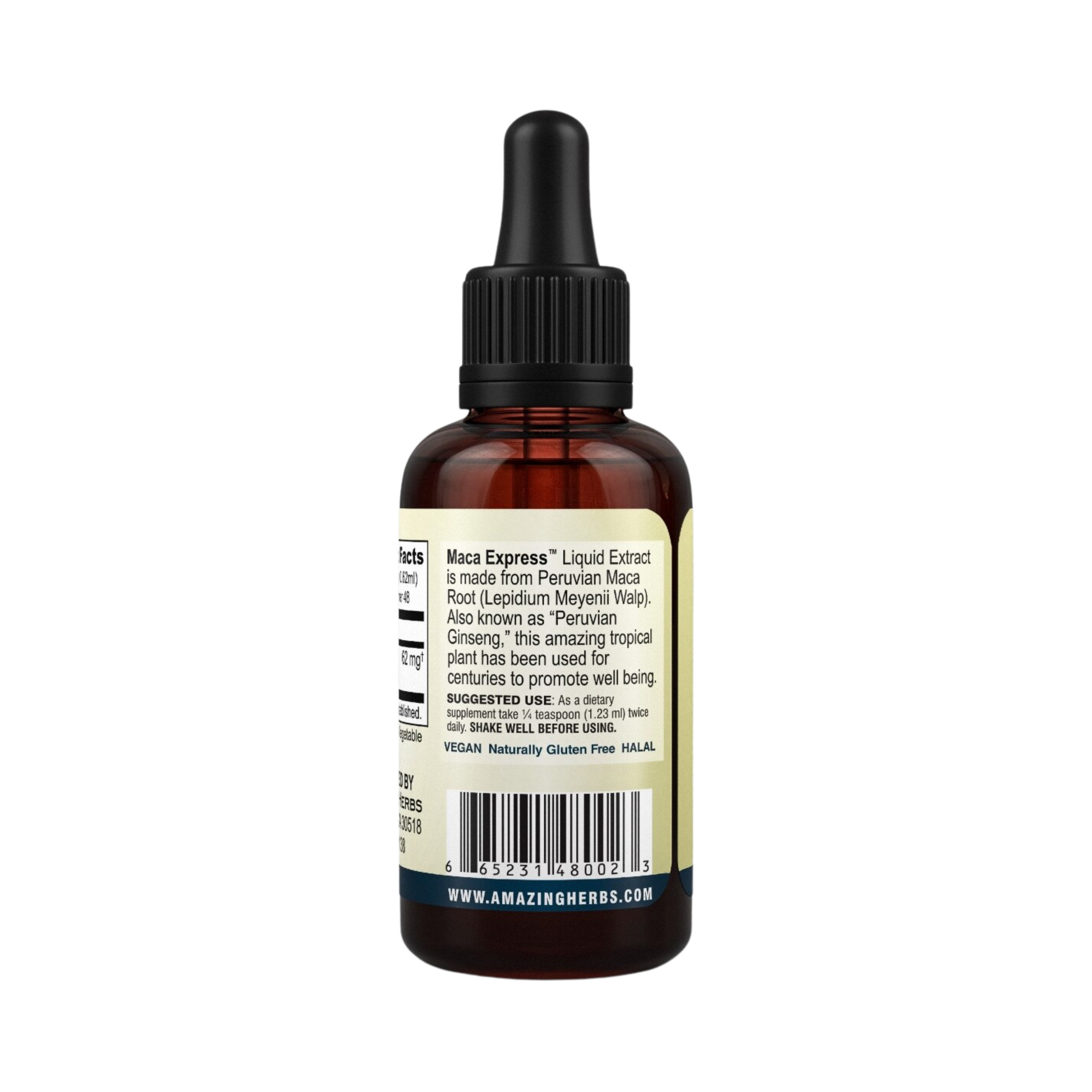 Amazing Herbs, Maca Express Liquid Extract, 100 Mg, 1 Fl Oz