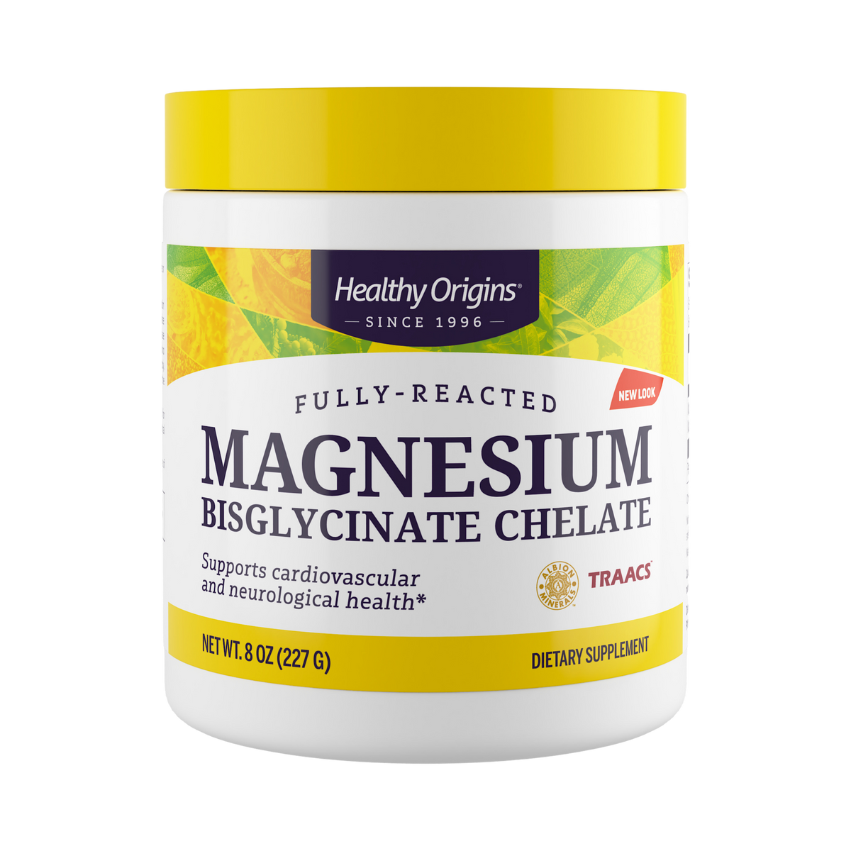 Healthy Origins, Magnesium Bisglycinate Chelate, Traacs, 8 Oz