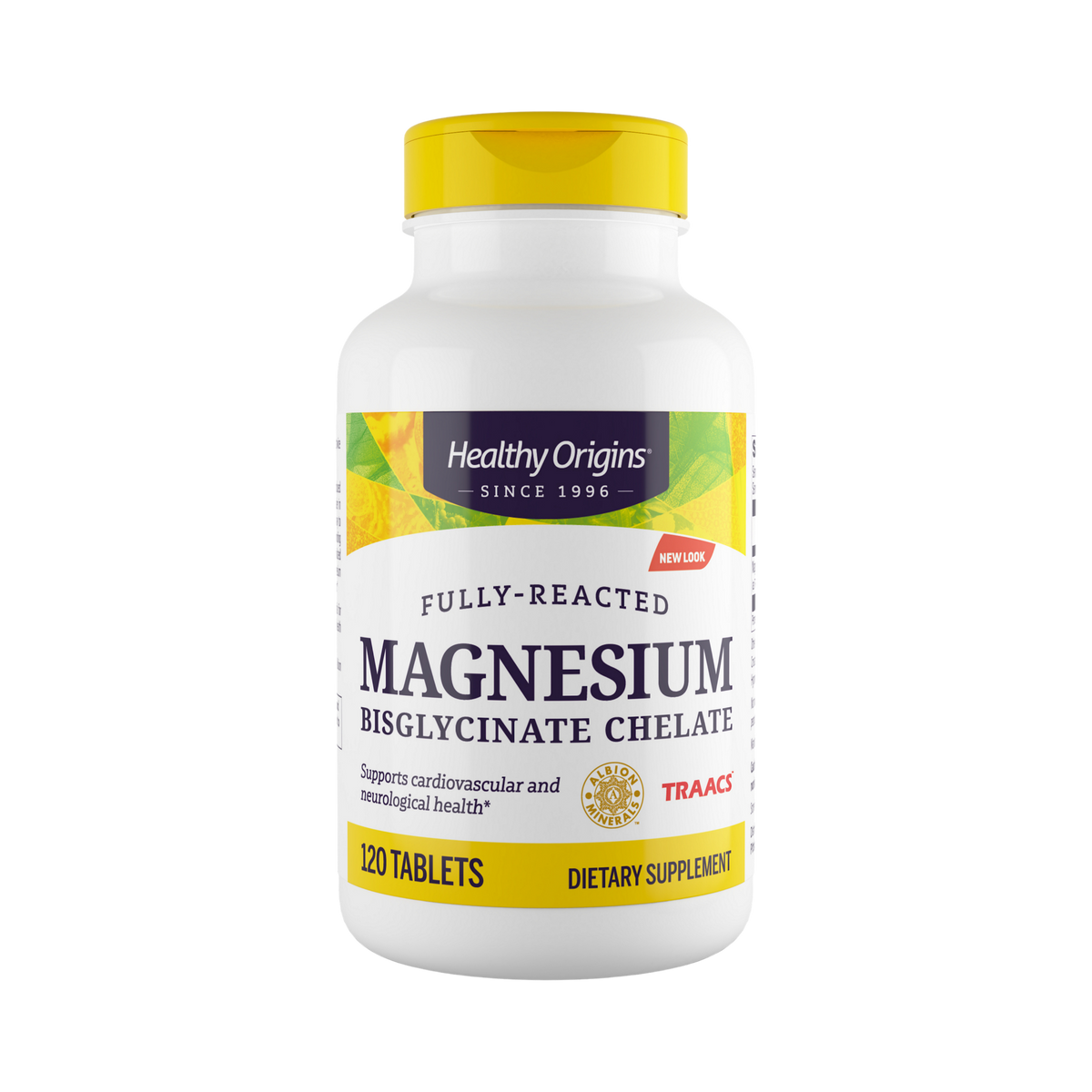 Healthy Origins, Magnesium Bisglycinate Chelate, Traacs, 120 Tabs