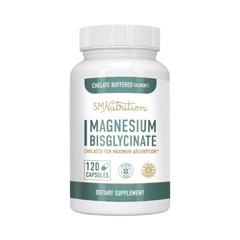 SMNutrition, Magnesium Bisglycinate Capsules, SMNutrition, 120 Capsules