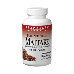 Planetary Herbals, Maitake, Full Spectrum, 60 Tablets