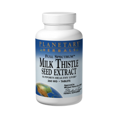 Planetary Herbals, Milk Thistle Seed Extract, Full Spectrum, 120 Tablets