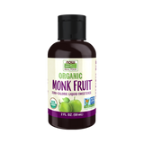 NOW Foods, Real Food, Organic Monk Fruit, Liquid Sweetener, 2 Fl Oz