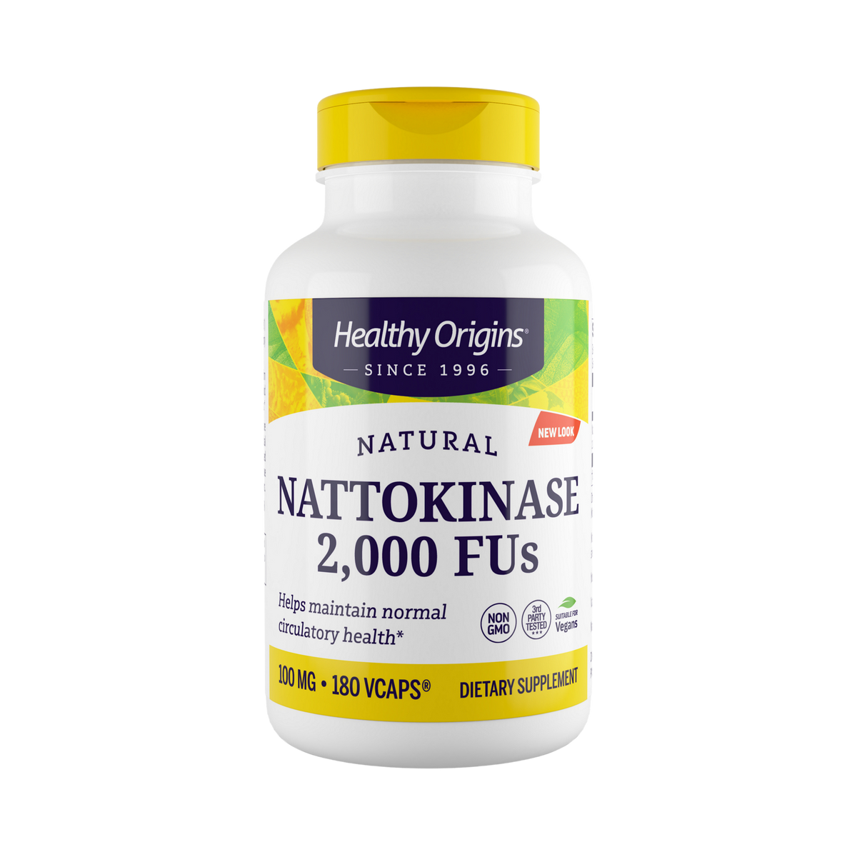 Healthy Origins, Nattokinase, 2000 FUS, 100 Mg, 180 VCaps