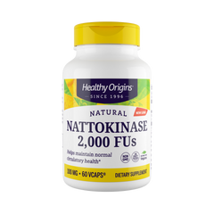 Healthy Origins, Nattokinase, 2000 FUS, 100 Mg, 60 VCaps