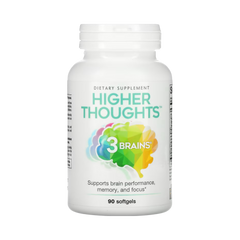 Natural Factors, 3 Brains, Higher Thoughts, 90 Softgels