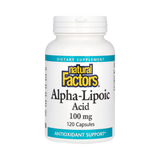 Natural Factors, Alpha-Lipoic Acid, 100 Mg, 120 Capsules