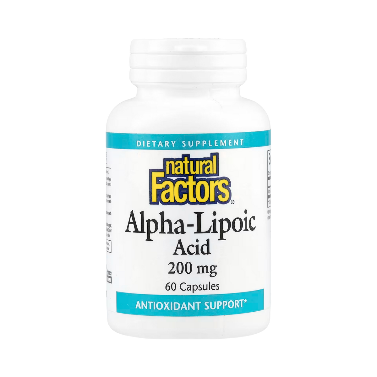 Natural Factors, Alpha-Lipoic Acid, 200 Mg, 60 Capsules