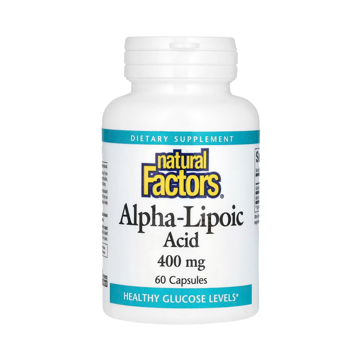 Natural Factors, Alpha-Lipoic Acid, 400 Mg, 60 Capsules